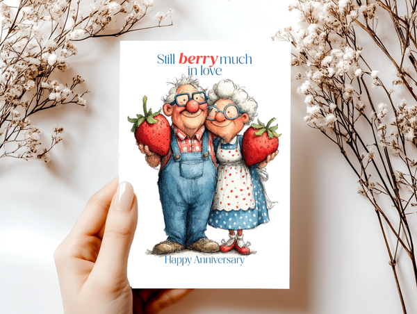 Funny Anniversary Cards for Couples | Whimsical Relationship Humor Greeting Cards 4x6