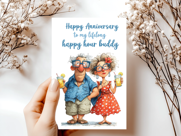 Funny Anniversary Cards for Couples | Whimsical Relationship Humor Greeting Cards 4x6