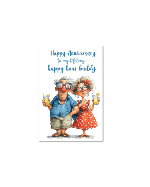 Funny Anniversary Cards for Couples | Whimsical Relationship Humor Greeting Cards 4x6