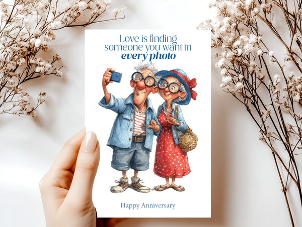 Funny Anniversary Cards for Couples | Whimsical Relationship Humor Greeting Cards 4x6