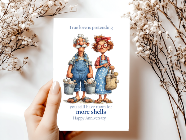 Funny Anniversary Cards for Couples | Whimsical Relationship Humor Greeting Cards 4x6
