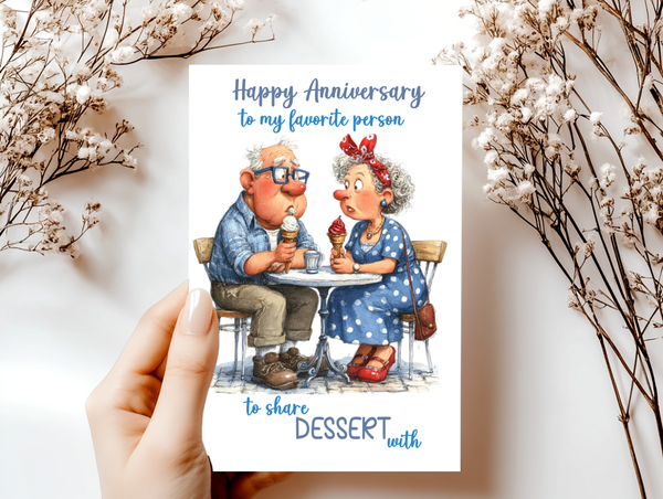 Funny Anniversary Cards for Couples | Whimsical Relationship Humor Greeting Cards 4x6