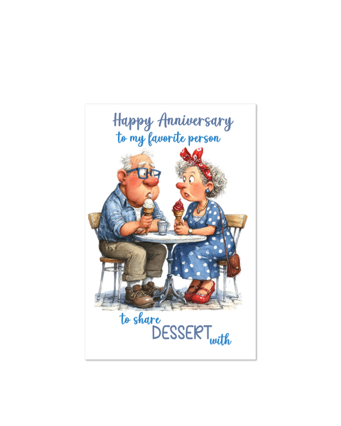 Funny Anniversary Cards for Couples | Whimsical Relationship Humor Greeting Cards 4x6