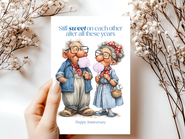 Funny Anniversary Cards for Couples | Whimsical Relationship Humor Greeting Cards 4x6