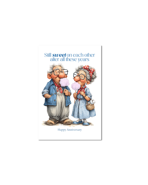 Funny Anniversary Cards for Couples | Whimsical Relationship Humor Greeting Cards 4x6