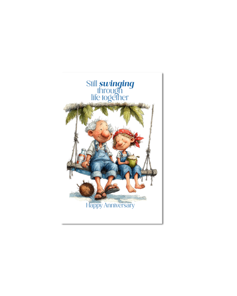Funny Anniversary Cards for Couples | Whimsical Relationship Humor Greeting Cards 4x6