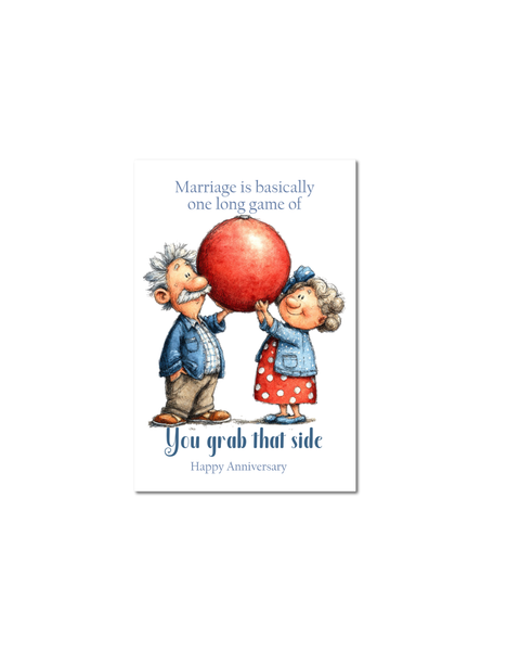 Funny Anniversary Cards for Couples | Whimsical Relationship Humor Greeting Cards 4x6