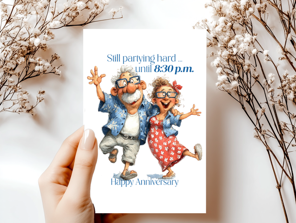 Funny Anniversary Cards for Couples | Whimsical Relationship Humor Greeting Cards 4x6