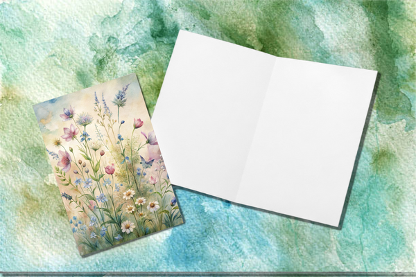8 Botanical Art Notecards All Occasion 4x6 with Envelopes Blank Folded