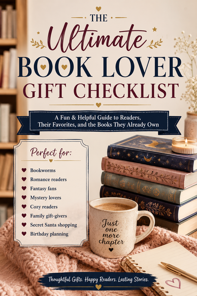 Book Lover Gift Tracker | Thoughtful Gift Organizer for Readers & Bookworms