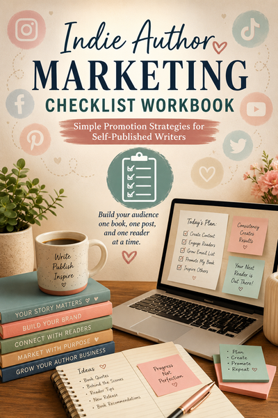 Indie Author Marketing Workbook | Simple Systems & Checklists for Book Promotion
