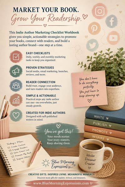Indie Author Marketing Workbook | Simple Systems & Checklists for Book Promotion