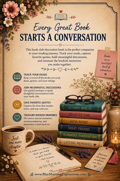 Book Club Starter Bundle | How to Start a Book Club Guide + 5 Discussion Journals