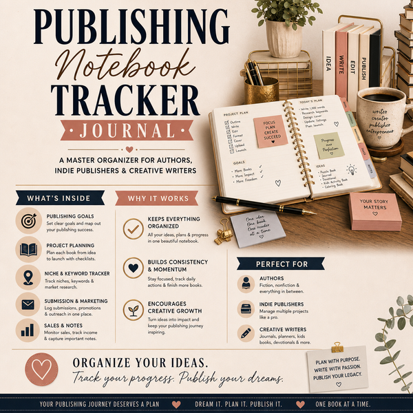 Writer's Ultimate Productivity Bundle | Writing Planners, Trackers, Notebooks & Author Resources