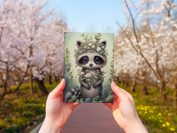 Whimsical Woodland Animals 4x6 Notecard Set – 10 Cards with Envelopes