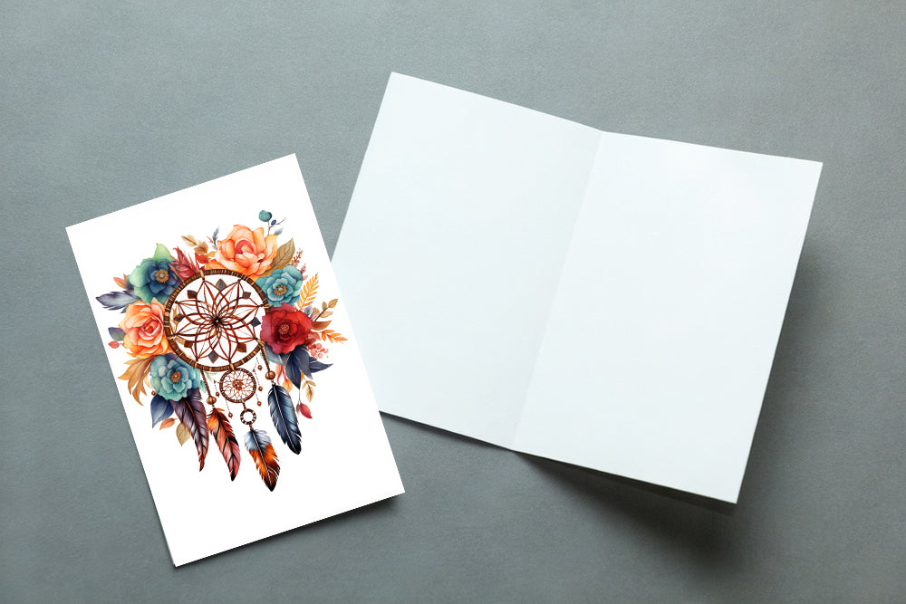 10 Handmade Notecards 4x6 with Envelopes Blank Folded Dreamcatchers ...