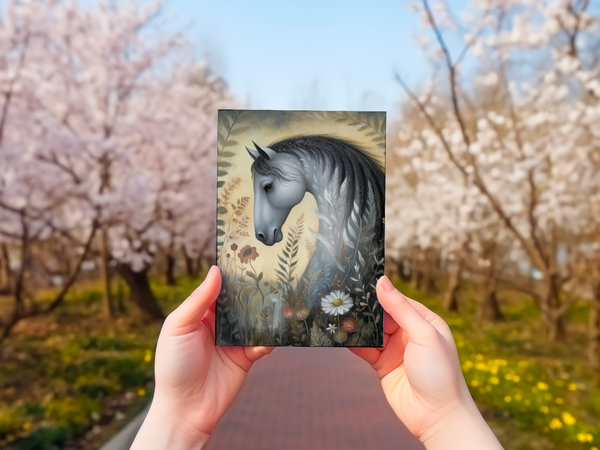 Dreamy Horse 4x6 Notecard Set – 10 Blank Equine Cards