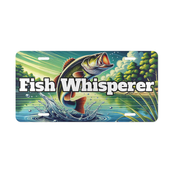 Fishing Custom Front License Plates for Cars and Trucks  Fish Whisperer