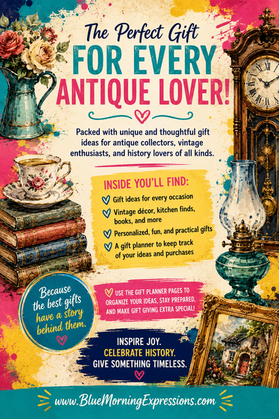 Gift Purchase Planner Gift Ideas for Antique Lovers Booklet