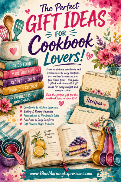 Gift Ideas for Cookbook Lovers | 100+ Gift Ideas Booklet | Cookbook Collector Gift Guide | Gift Planner | Handmade Gift Book