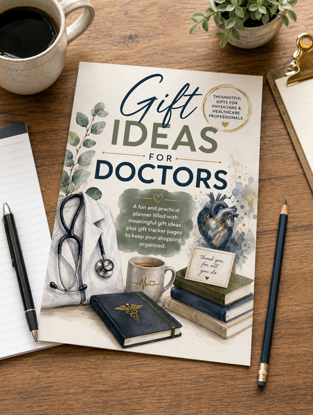 Gift Ideas for Doctors | Thoughtful Gift Planner Book with 100+ Gift Ideas & Gift Tracker Pages
