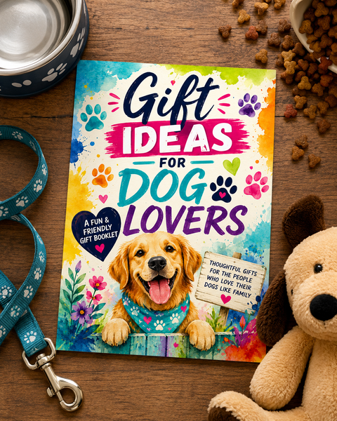 Gift Ideas for Dog Lovers | 100+ Gift Ideas & Gift Planner Booklet for Dog Owners