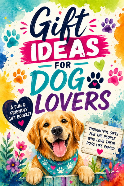 Gift Ideas for Dog Lovers | 100+ Gift Ideas & Gift Planner Booklet for Dog Owners