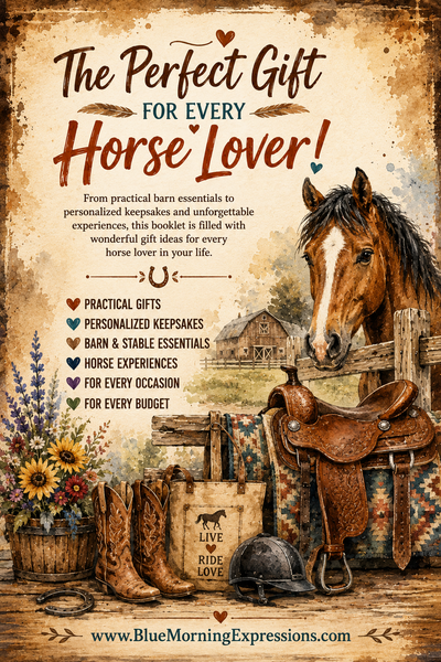 Gift Ideas for Horse Lovers | 100+ Equestrian Gift Ideas & Horse Lover Gift Planner Booklet