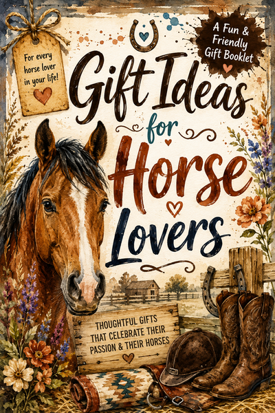 Gift Ideas for Horse Lovers | 100+ Equestrian Gift Ideas & Horse Lover Gift Planner Booklet