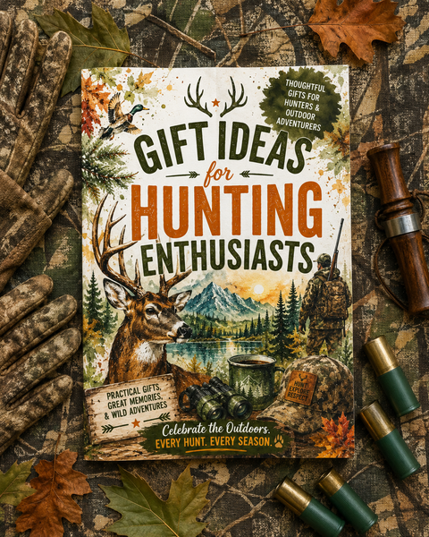 Gift Ideas for Hunting Enthusiasts | 100+ Hunting Gift Ideas & Outdoor Gift Planner Book