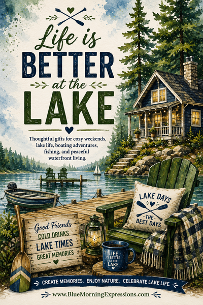 Gift Ideas for Lake House Lovers | 100+ Lake Life Gift Ideas & Waterfront Gift Planner Book