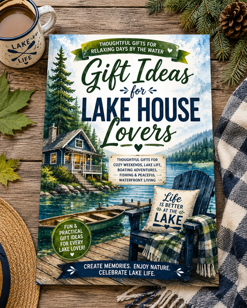 Gift Ideas for Lake House Lovers | 100+ Lake Life Gift Ideas & Waterfront Gift Planner Book