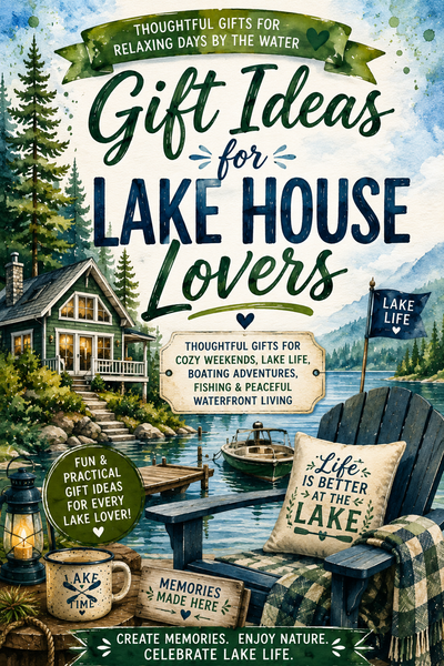 Gift Ideas for Lake House Lovers | 100+ Lake Life Gift Ideas & Waterfront Gift Planner Book