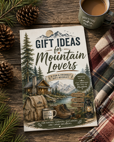 Gift Ideas for Mountain Lovers | 100+ Mountain Gift Ideas & Adventure Gift Planner Book