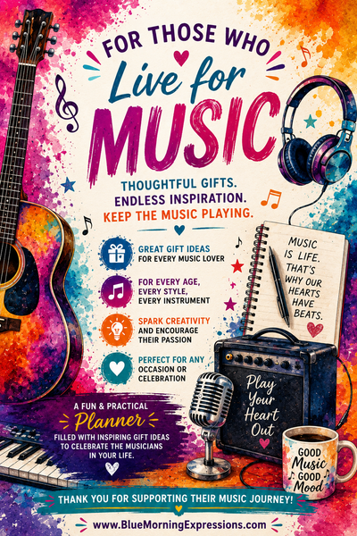 Gift Ideas for Musicians | 100+ Music Gift Ideas & Gift Planner for Musicians