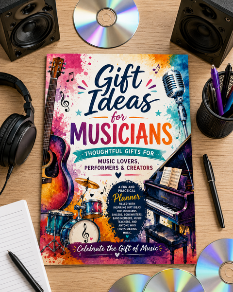 Gift Ideas for Musicians | 100+ Music Gift Ideas & Gift Planner for Musicians
