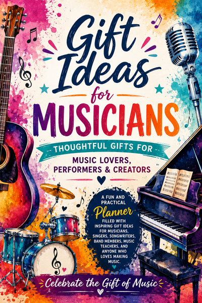 Gift Ideas for Musicians | 100+ Music Gift Ideas & Gift Planner for Musicians
