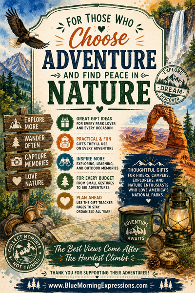 Gift Ideas for National Park Lovers | 100+ National Park Gift Ideas & Adventure Gift Planner Book