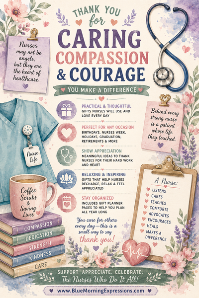 Gift Ideas for Nurses | 100+ Nurse Gift Ideas & Appreciation Gift Planner Booklet