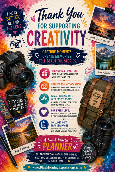 Gift Ideas for Photographers | 100+ Camera & Photography Gift Ideas Planner