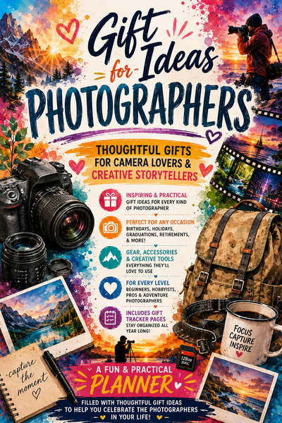 Gift Ideas for Photographers | 100+ Camera & Photography Gift Ideas Planner