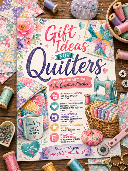 Gift Ideas for Quilters | 100+ Quilting Gift Ideas Planner for Sewing Lovers