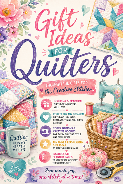 Gift Ideas for Quilters | 100+ Quilting Gift Ideas Planner for Sewing Lovers