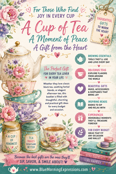Gift Ideas for Tea Lovers | 100+ Tea Gift Ideas & Gift Planner Booklet