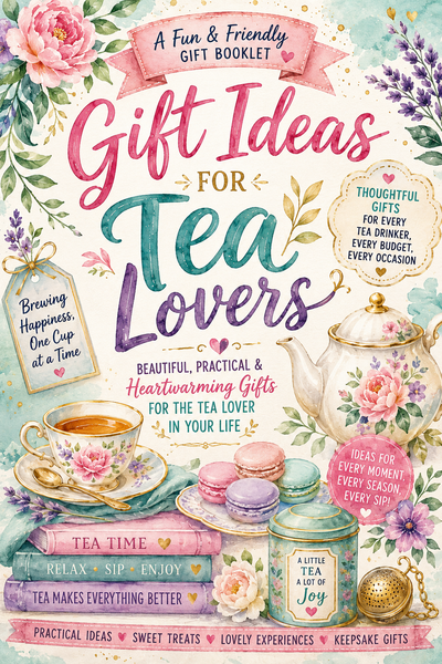 Gift Ideas for Tea Lovers | 100+ Tea Gift Ideas & Gift Planner Booklet