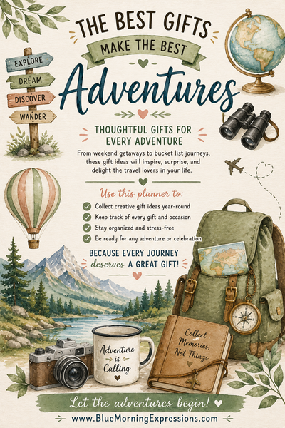 Gift Ideas for Travel Lovers | 100+ Travel Gift Ideas & Gift Planner Booklet