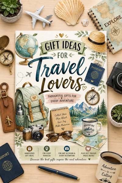 Gift Ideas for Travel Lovers | 100+ Travel Gift Ideas & Gift Planner Booklet