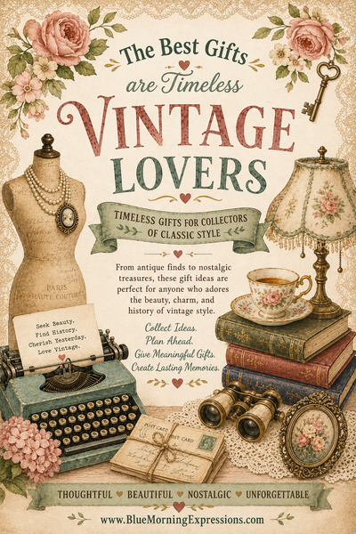 Gift Ideas for Vintage Lovers | 100+ Antique & Retro Gift Ideas Planner Book
