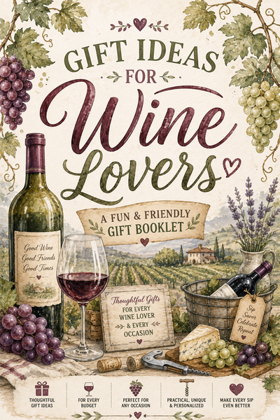 Gift Ideas for Wine Lovers | 100+ Wine Gift Ideas Planner & Shopping Guide
