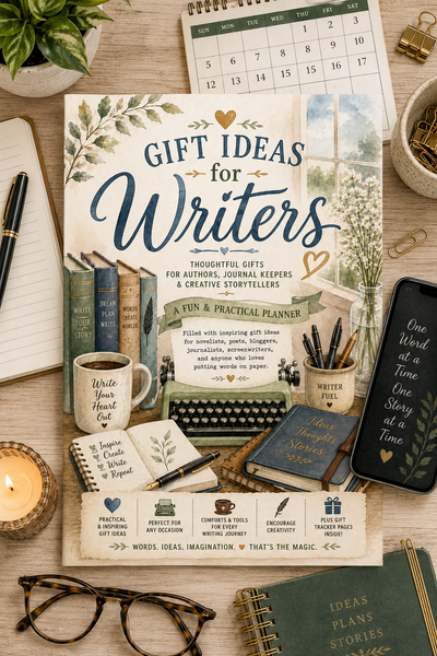 Gift Ideas for Writers | 100+ Creative Gift Ideas Planner for Authors & Writers